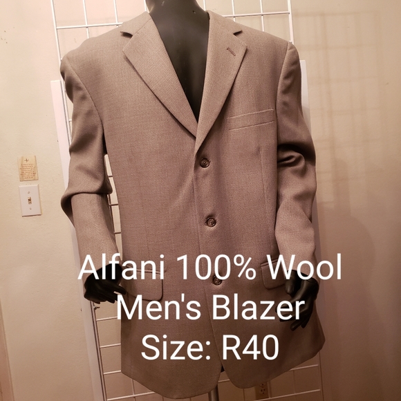 Alfani 100% Wool Suit Jacket R40